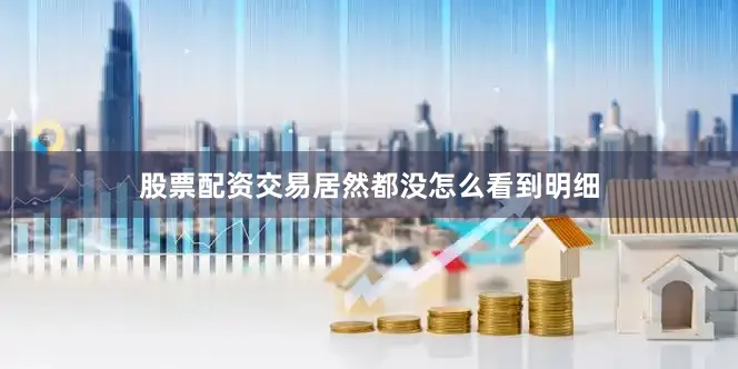 股票配资交易居然都没怎么看到明细